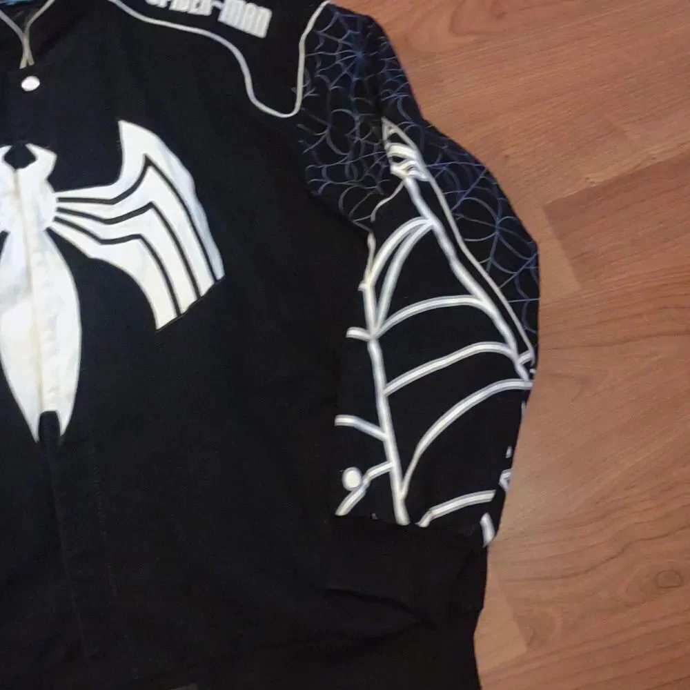 Man Spider man jacket JH design Marvel black and white size 4XL